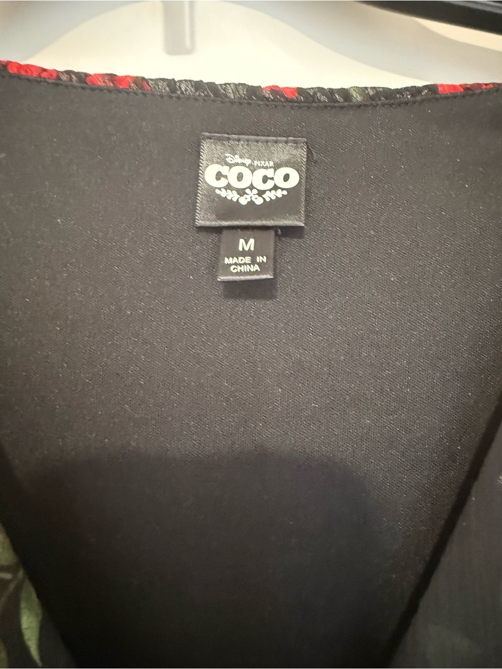 Coco Disney Black & Red Floral Wrap Maxi Dress - Picture 4 of 4